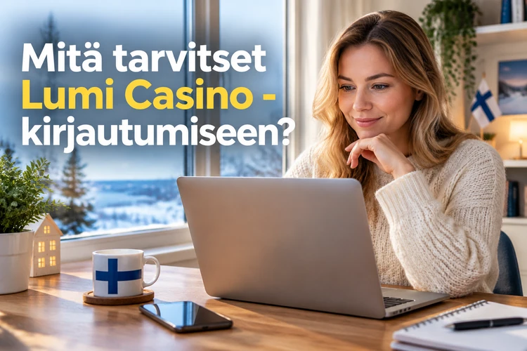 Mitä tarvitset Lumi Casino -kirjautumiseen?