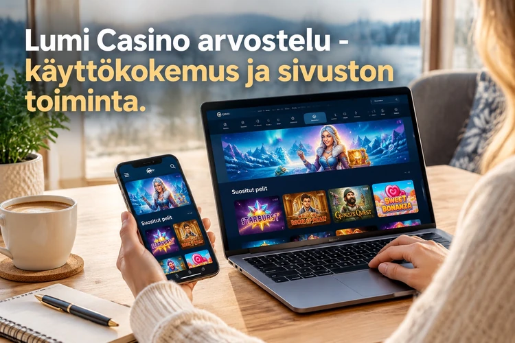 Lumi Casino arvostelu - käyttökokemus ja sivuston toiminta